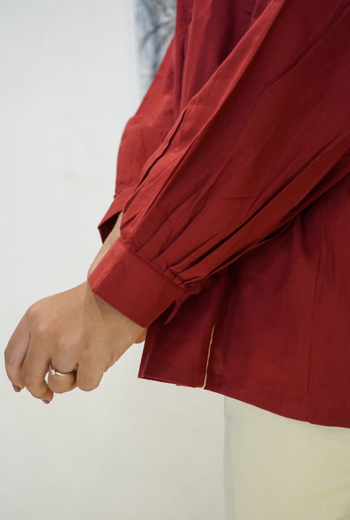 The Diya Piped Artisan Tunic & Trousers Co-ord Set