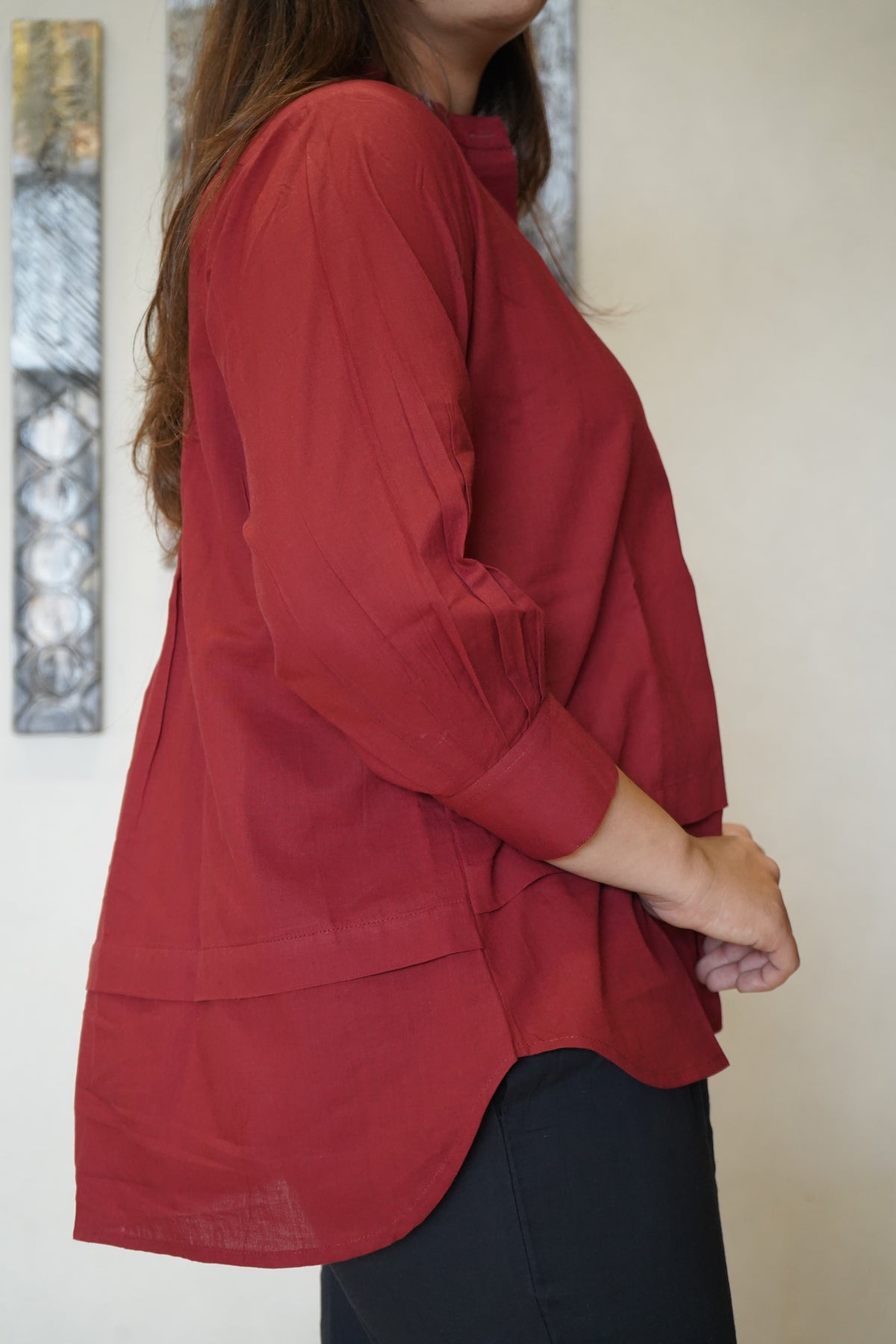 The Diya Double-Layer Tunic & Trousers Co-ord Set