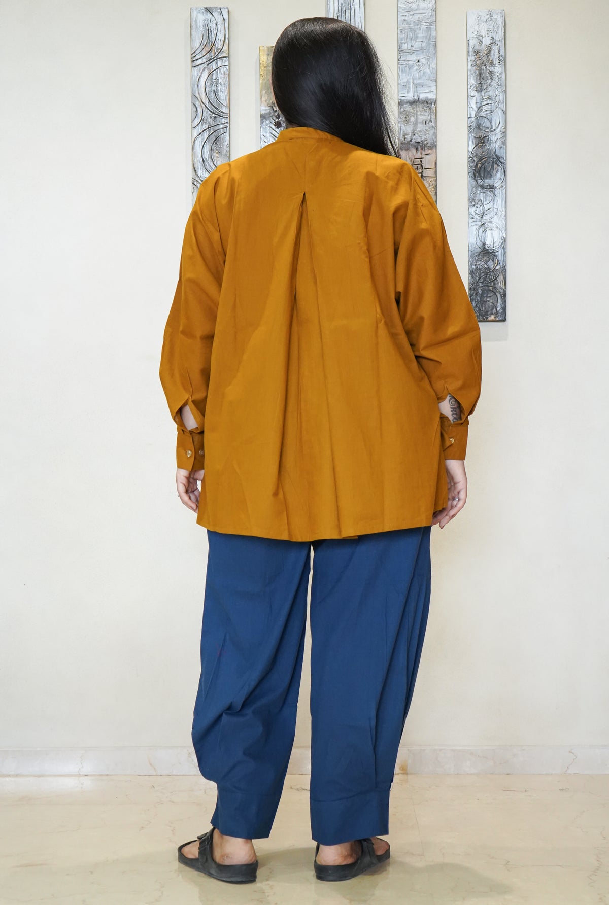 The Meera Gathered Tunic & Slouchy Pants Co-ord Set