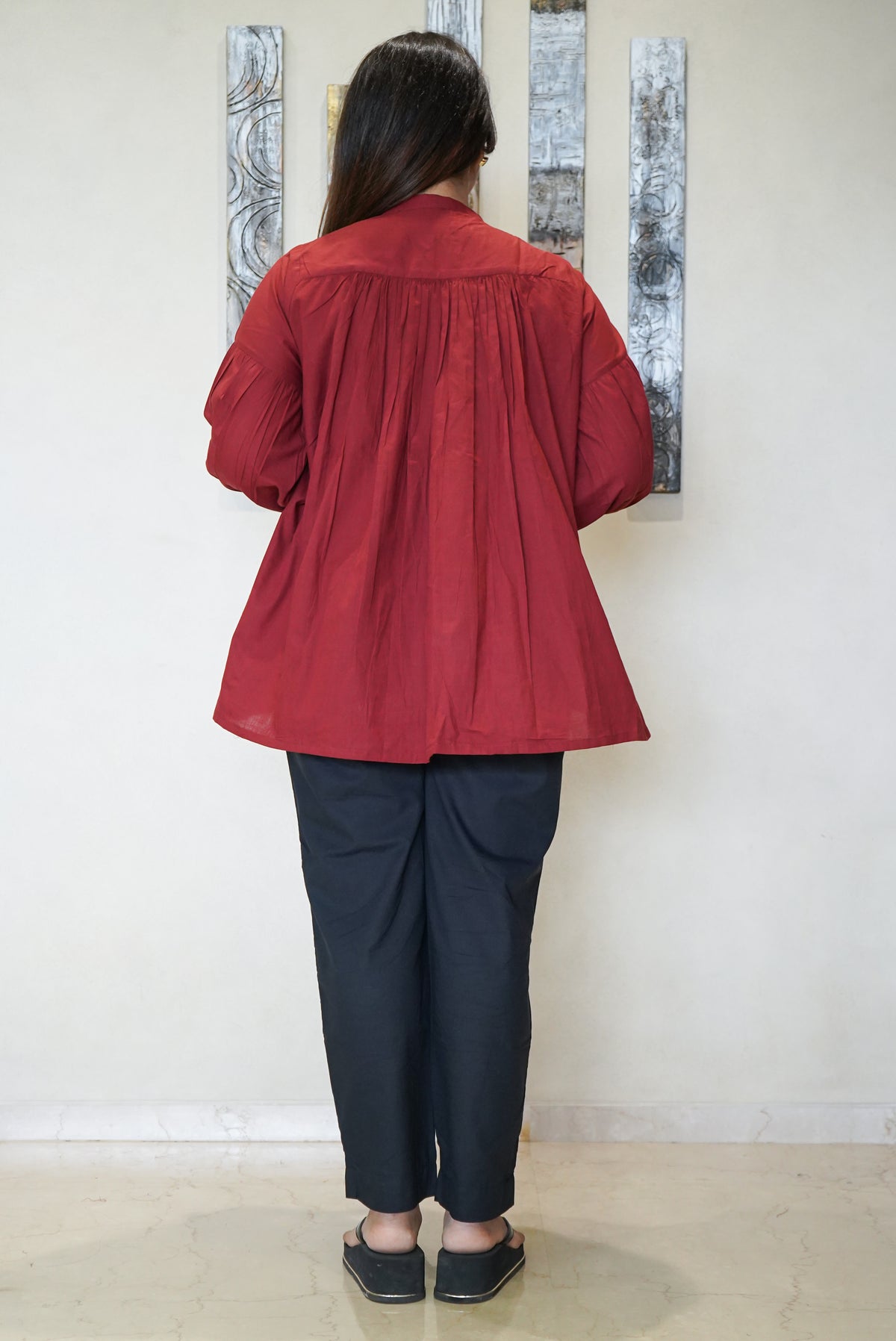 The Aditi Gathered Tunic & Slouchy Pants Co-ord Set