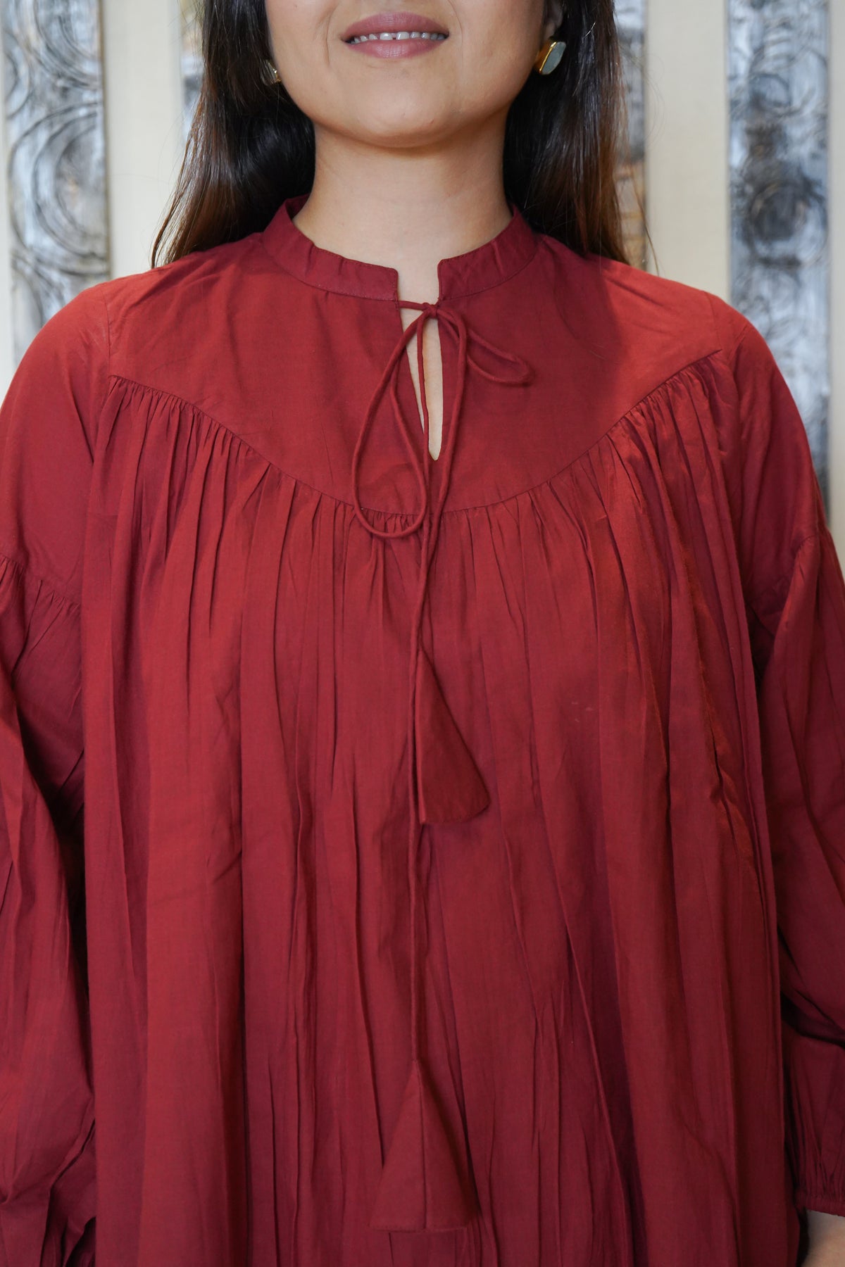 The Aditi Gathered Tunic & Slouchy Pants Co-ord Set