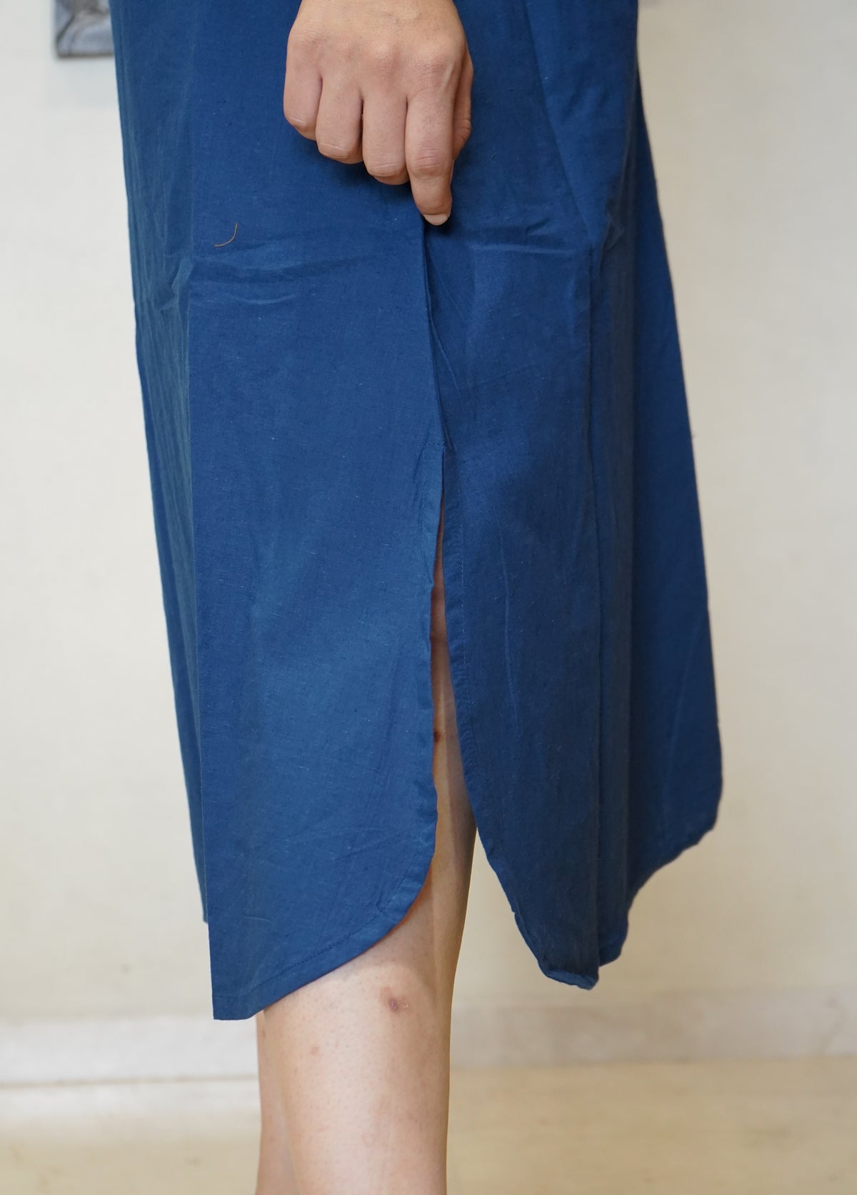 The Aditi Solid Kaftan Tunic Dress