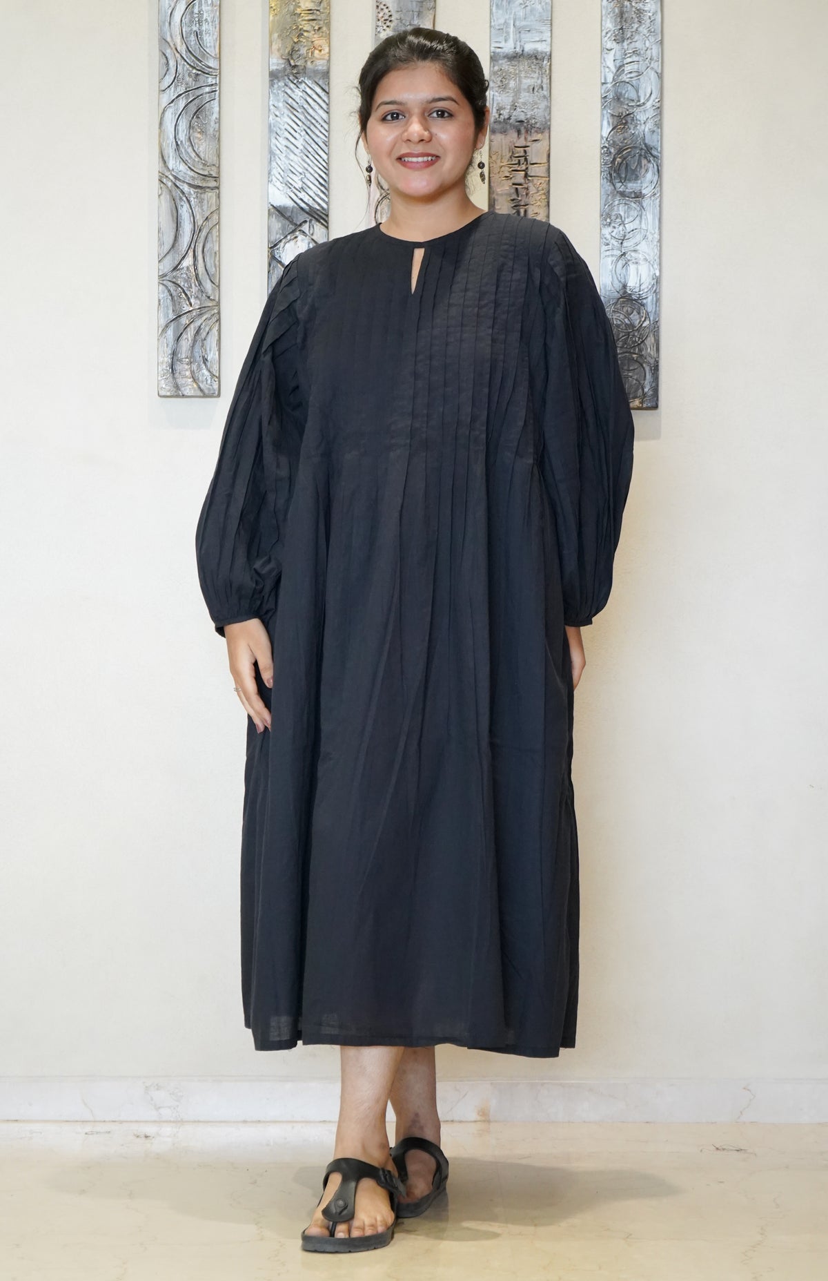 The Kavya Pintuck Maxi Dress