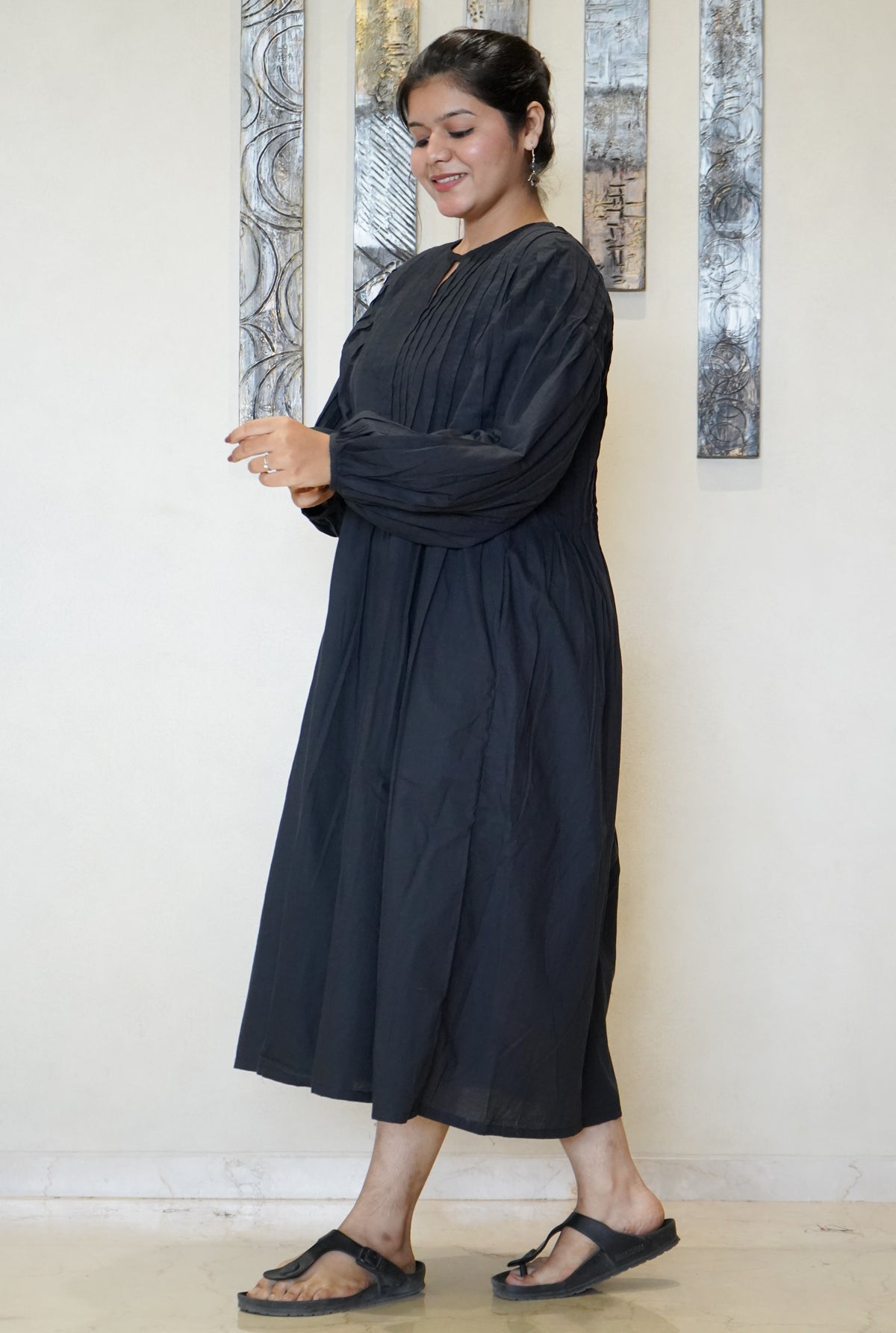 The Kavya Pintuck Maxi Dress