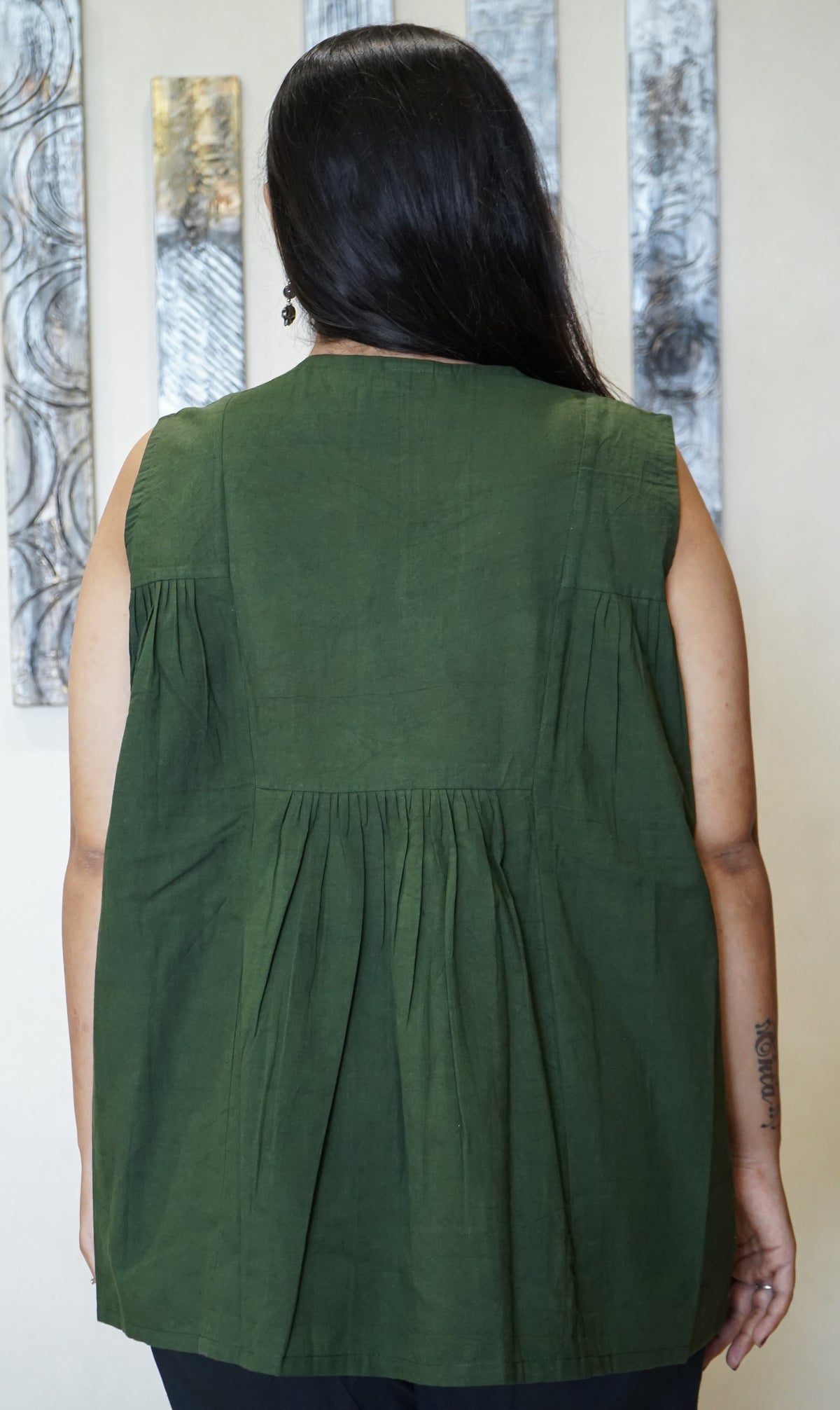 The Aditi Overlap Trapeze Tunic