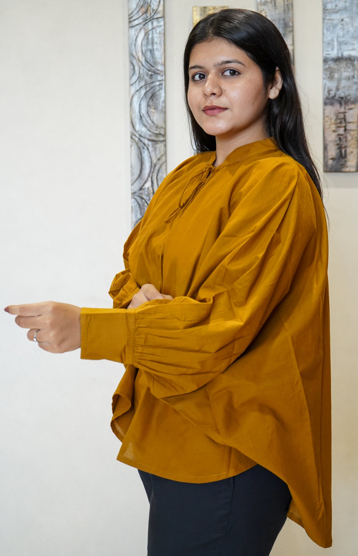 Diya Colorblock Tunic Top