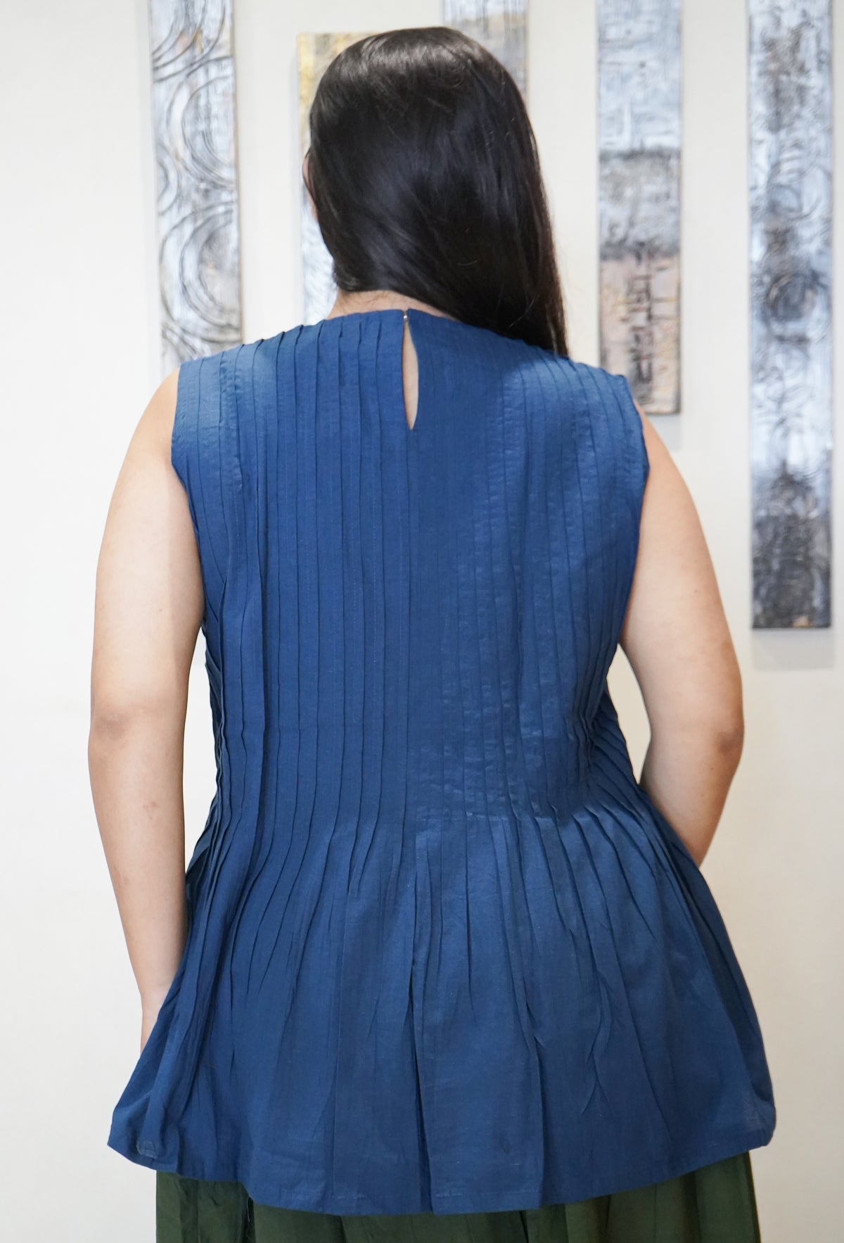 The Isha Pintuck Tunic & Maxi Skirt Co-ord Set
