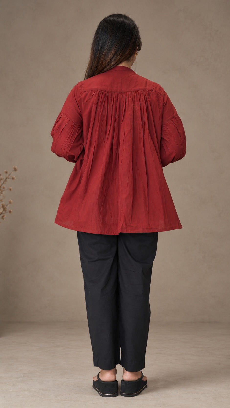 The Aditi Gathered Tunic & Slouchy Pants Co-ord Set
